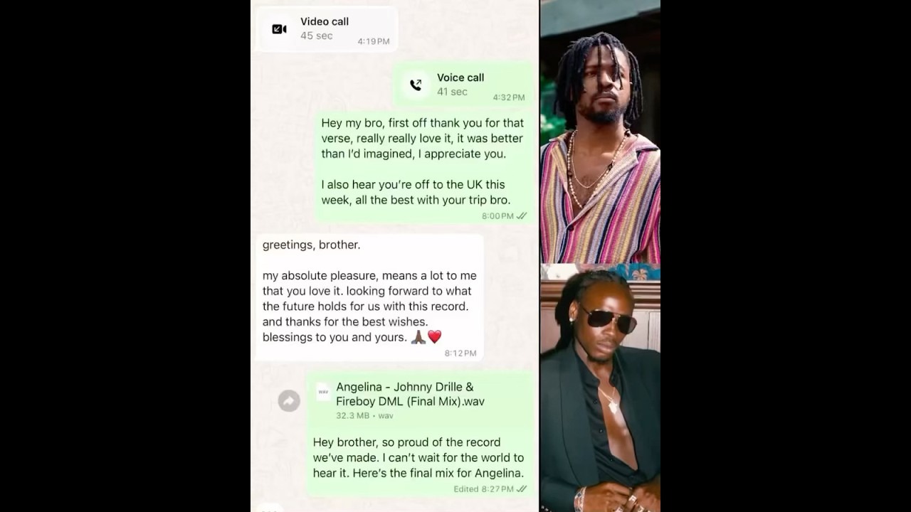 Johnny Drille – Angelina Ft. Fireboy DML