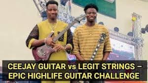 Highlife Guitar Battle: CeeJay Guitar vs Legit Strings – Live Challenge!