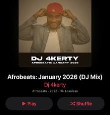 DJ 4kerty – Afrobeats January 2026 Mix